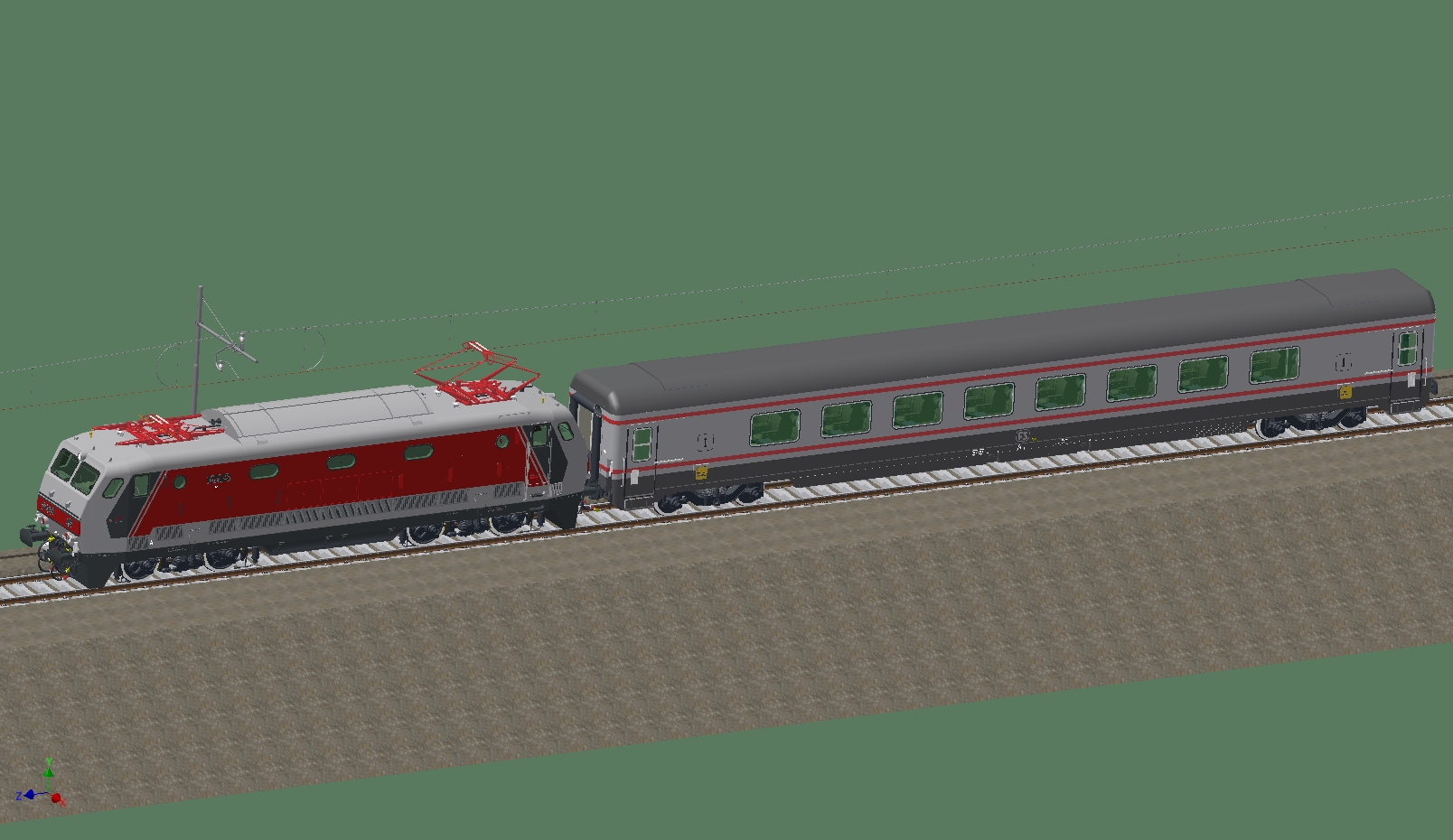 FS E444R铁路机车